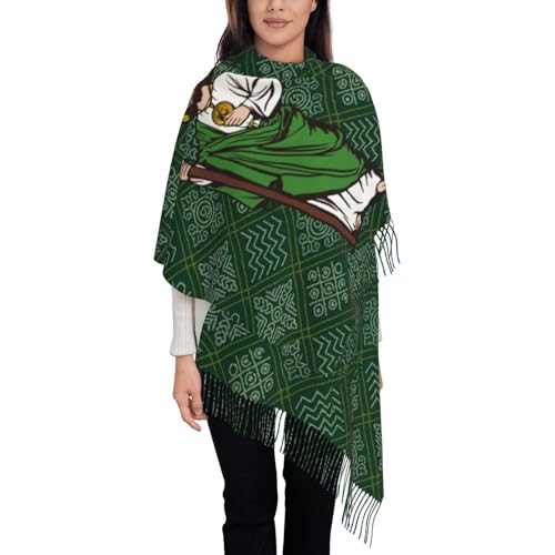 San Judas Tadeo Blanket Scarf Green Mexican Shawl4