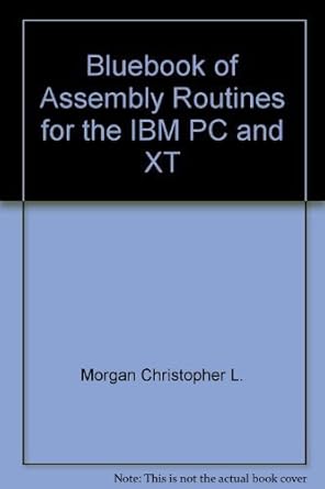 Assembly Language Primer for the IBM PC: Lafore, Robert, Morgan ...