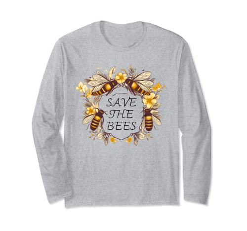 SAVE THE BEES: giornata delle api e abbigliamento apicoltori Maglia a Manica