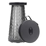 Portable Telescoping Stool Folding Camping Stool Seat for Fishing Hiking...