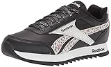 Reebok Girls Classic Jogger 2.0 Sneaker, Black/Silver Metallic/White, 13 Little Kid