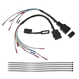 Motoforti Universelles LKW 9-Pin LKW- und Pflugseiten-Reparaturkabel-Set, strapazierfähig, Kunststoff, schwarz, 1 Set