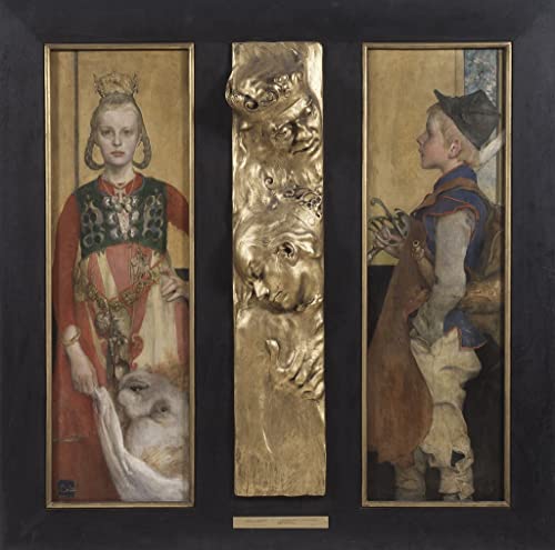 Poster sur toile Carl Larsson Un conte suédois diptyque décoration murale 50x70cm