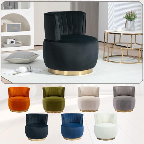 Sillón Plegable Terciopelo Negro miniatura 7
