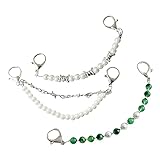 SAFIGLE 3 Piezas De Cadenas Para Zapatos Charms Para Zapatos Punk Decoración De Perlas