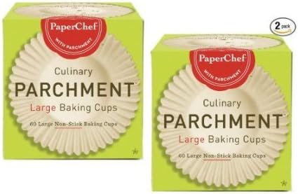 (2 Pack) Standard Paper Cupcake Liners / Baking Cups, 60-ct / Box