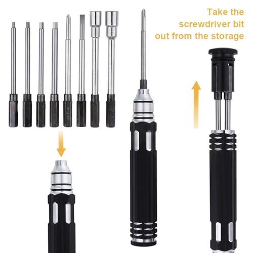 Kit de tournevis en acier pour réparation hexagonale de précision - 4