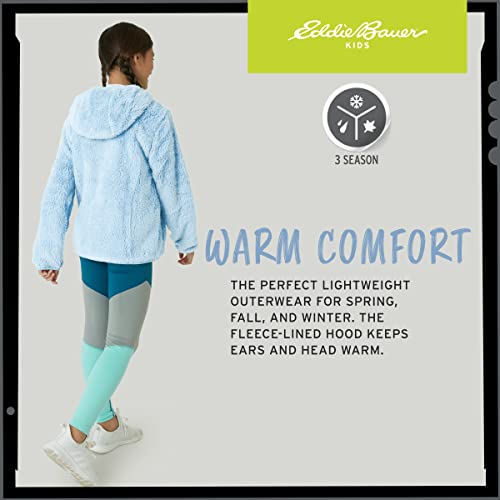 Image of Eddie Bauer Kids' Zip Up - Kids' Full Zip Ultra Soft Sherpa Fleece Hoodie Sweatshirt for Boys and Girls (5-20)