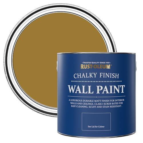 Rust-Oleum Yellow Wall and Ceiling Paint in Matt Finish - Wet Harvest 2.5L