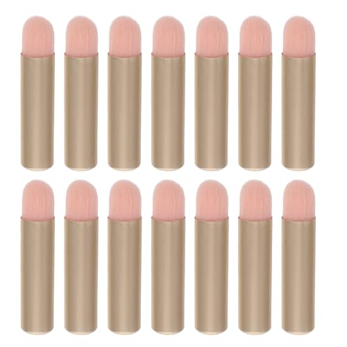 DECHOUS Juego de 12 Mini Brochas de Maquillaje Multiusos para Labios Sombras de Ojos y Correctores Tamaño Compacto Portátil Pinceles Suaves para Maquillaje de Viaje y Uso Diario