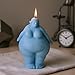 YANYONG Standing Fat Woman Body Candle Mold Body Candle Silicone Molds for Candles Making Resin Casting Aromatherapy Candles Handmade Wax Home Decor