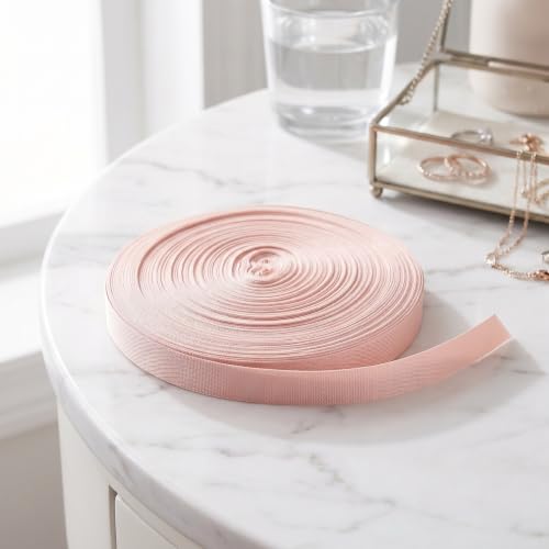 Accesorio para calzado de ballet elástico, rollo rosa de 49 yardas y 3/4" para zapatillas 7