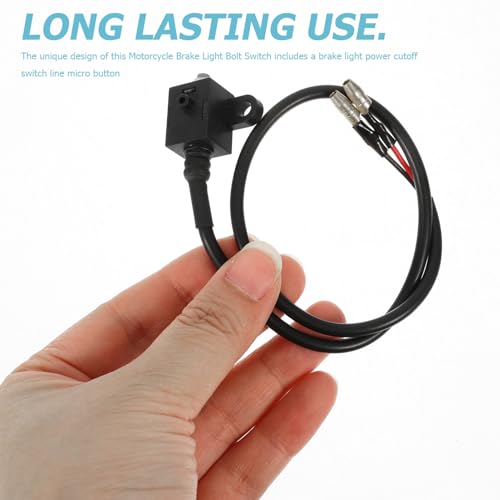 Cable de cobre negro luz de freno trasera para motocicleta piezas de empujar 4