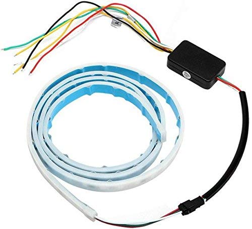 Image of Auto Oprema (AWARD WINNER AT INDIA'S RISING STAR 2024 Led Strip Trunk /Dicky /Boot /Tail Lights Streamer Brake Turn Signal Light Compatible With Tata Tiago Car