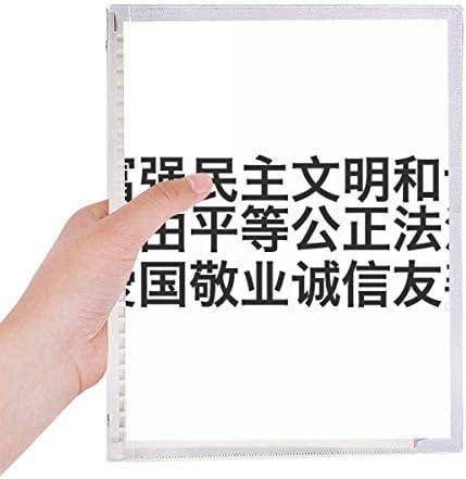 Popular Chinese Core Value Protection Notebook Loose Leaf Diary Refillable Journal Stationery image 2