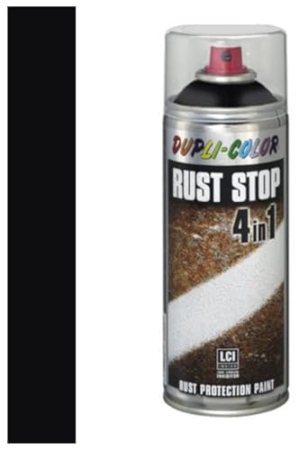 DUPLI-COLOR 868320 RUST STOP RAL 9005 Noir profond satiné mat 400 ml