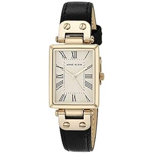 Anne Klein Women’s Leather Strap Watch, AK/3752