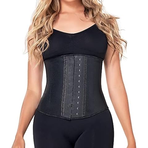 Ann Chery 2038 Metallic Edition 2025 Women Latex Shaper Black Waist Cincher Faja Cover