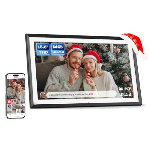 Arktronic FRAMEO 15.6 Inch Large Digital Photo Frame, 64GB