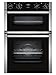 Price comparison product image NEFF U1ACE2HN0B N50 Double Oven with EasyClean and Cliprails, Stainless Steel