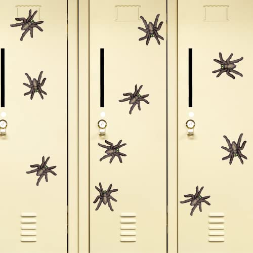 Halloween Scare Kit Creepy Spider Magnet Decorations For Refrigerator, Garage Door, Or Car, Removeable Indoor Outdoor Magnetic Decals, 4 Inches, Pack Of 10 Magnets (Black) #TOP7