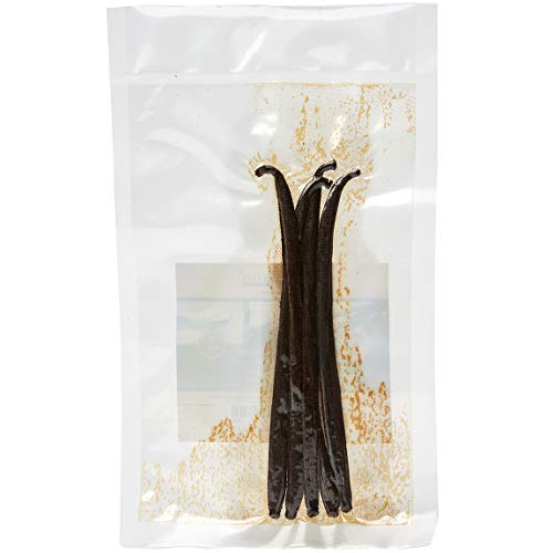 Delitaliana Grade A Madagascar Gourmet Vanilla Beans, 5~6" (Pack of 5)