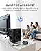 Avantree AuraLink – Future-Proof Auracast & Classic Bluetooth Receiver for Speakers & Audio System, 328ft Long Range, 20H Portable or Stationary Use, One-to-Many Multiple Broadcast Listening - Black