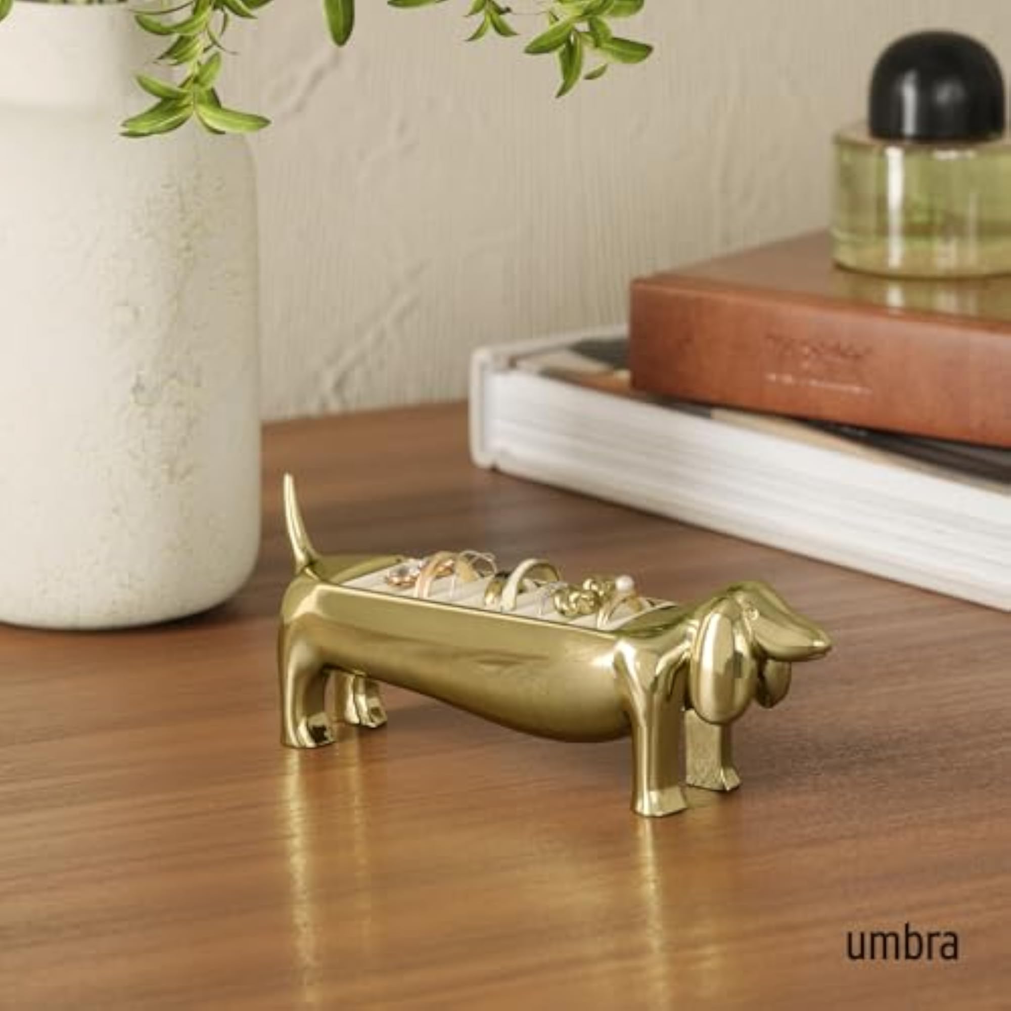 Brass Ring Holder, Elegant Design
