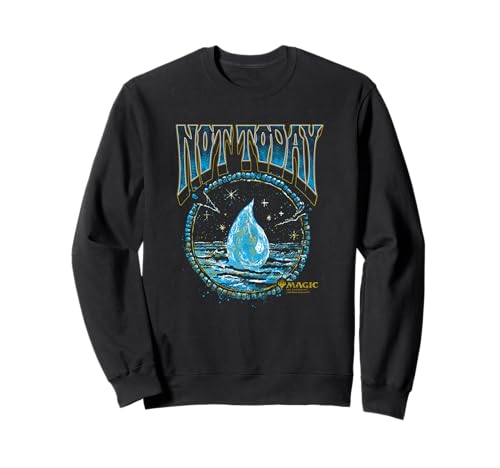 Magic: The Gathering Not Today Blue Mana Artistic Portrait Sweatshirt