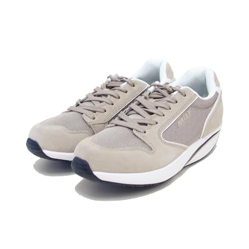 MBT-1997 Classic II Zapatillas Casual para Mujer Estilo Moderno. Deportivas Anatómicas y Cómodas. Calzado Fisiológico Confort y Estabilidad con Suela Curva. Sneakers con Cordón. Color Beige