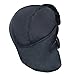 LETHMIK Winter Trapper Ushanka Hat Unisex Faux Fur Waterproof Hunting Hat with Breathable Mask Dark Blue