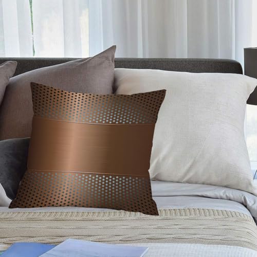KHWEJ Cushion Covers Square Throw Pillow Case Printed Soft P