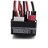 OSALADI Escape Cepillado 320a Controlador electronico Controlador Cepillado esc Controlador con Freno jueguetes Coches teledirigidos Controlador 320a Controlador de Motor Cepillado