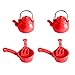 Toddmomy 2 Ensembles D'accessoires de Cuisine de Maison de Poupée Miniature Bouilloire à Thé Théière Louche d'eau Semblant Jouer Jouet de Cuisine pour Enfants