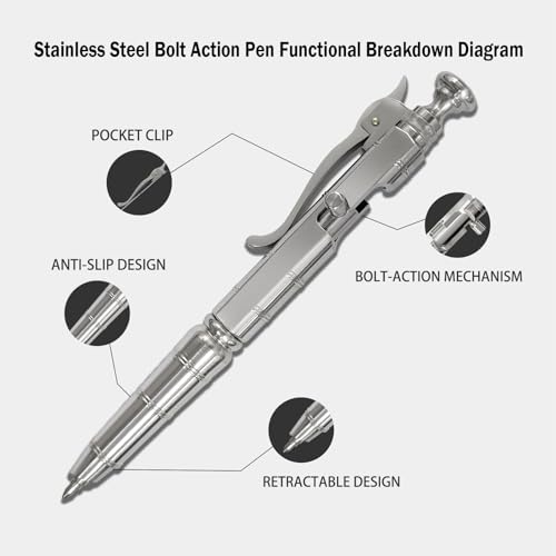 Stylo EDC acier inoxydable de qualité supérieure pour bureau - 4