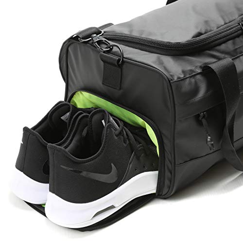 Vooray Boost Duffel, Water-Resistant Gym Bag with Shoe Compartment, Accessory Pockets, Small Overnight Travel Bag, Durable Sports Duffel Men Women 22L