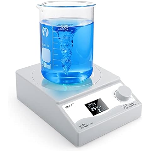 HYCC Digital Magnetic Stirrer with LCD Display Cover