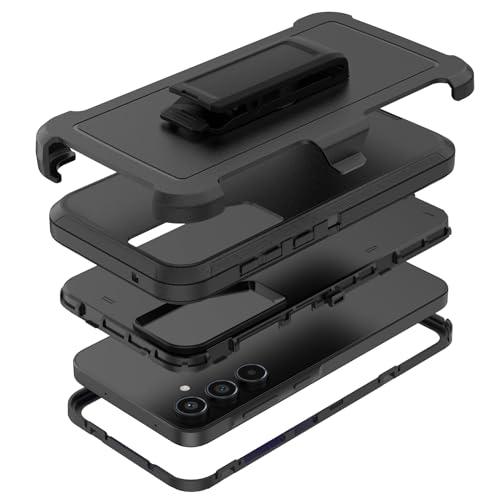 Coque Samsung A55 antichoc et robuste avec étui clip ceinture de protection