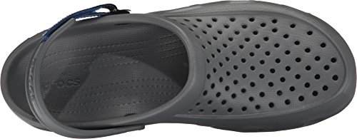 Image of Crocs Men's Swiftwater Deck Clog M Mule, Slate Grey, 7 M US