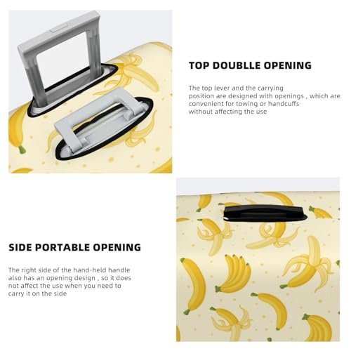 Luggage Cover Protector Suitcase Cover - Cute Banana No.1080 Soft Fashion Uitcase Cover for Luggage4