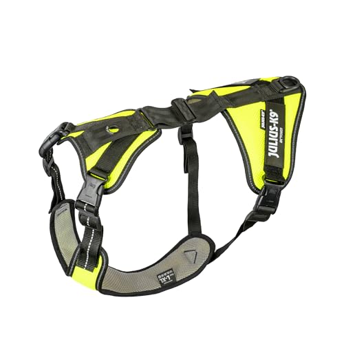 Mantrailing Essential Hundegeschirr, Größe: L-XL, Neon