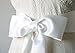 LaRibbons Double Face Satin Ribbon Roll, 3 inch Wide, White, 25 Yards