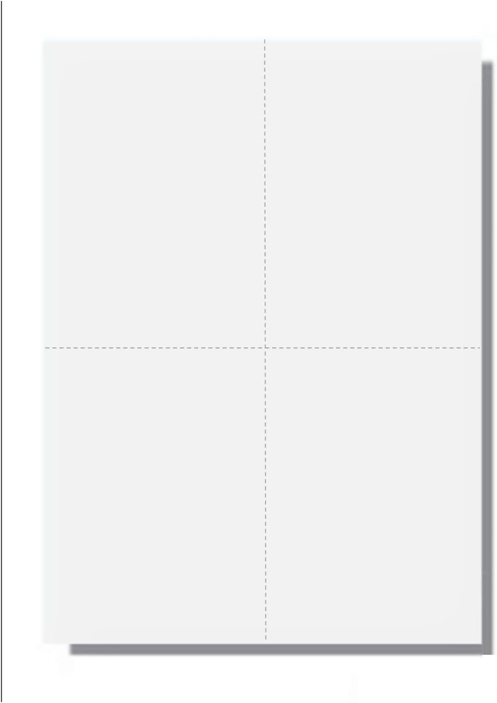Secure Rx Prescription Form Laser-Print Paper w Vrt & Hrz Perforations, Off-White 24-lb, 8.5" x 11" (SGP-24-Rx) - 500 Sheets
