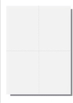 Secure Rx Prescription Form Laser-Print Paper w Vrt & Hrz Perforations, Off-White 24-lb, 8.5" x 11" SGP-24-Rx - 500 Sheets