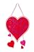 Evergreen Valentine's Be Mine Hearts Outdoor Safe Felt Door Decor
