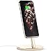 Satechi Aluminum Desktop Smartphone Charging Stand - Compatible with iPhone Xs Max/XS/XR/X, 8 Plus/8, 7 Plus/7, 6S Plus/6S (Space Gray)
