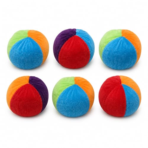 Balles de jonglage professionnelles en crochet et sacs hacky de qualité supérieure lot de 6