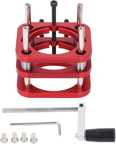 Router Lift Base Trim Router Lift Plate 4 Jaw Clamping Router Table Lifting System Base Lifting Table Plate for Small Trimming Machines