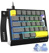 Amazon | AJAZZ AK029 片手ゲーミングキーボード メカニカルキーボード