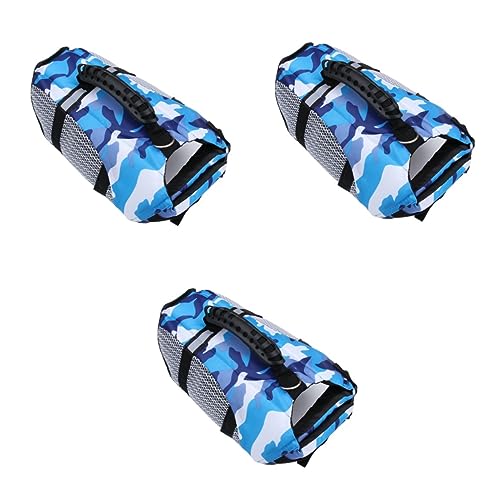 BESPORTBLE 3pcs Puppy Life Pet Camouflage Lifebuoy Buoyant Life Vest for Dogs Dog Lifebuoy Lifejacket Ear Lifebuoy Ra Lifebuoy Dog Food Storage Container For Small Dogs